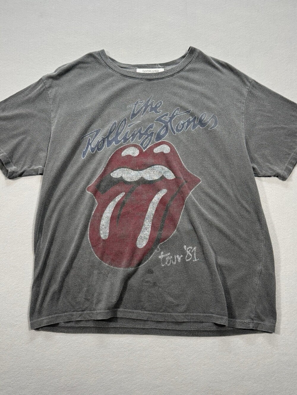 Daydreamer Rolling Stones Graphic Grey Men's T Shirt XL